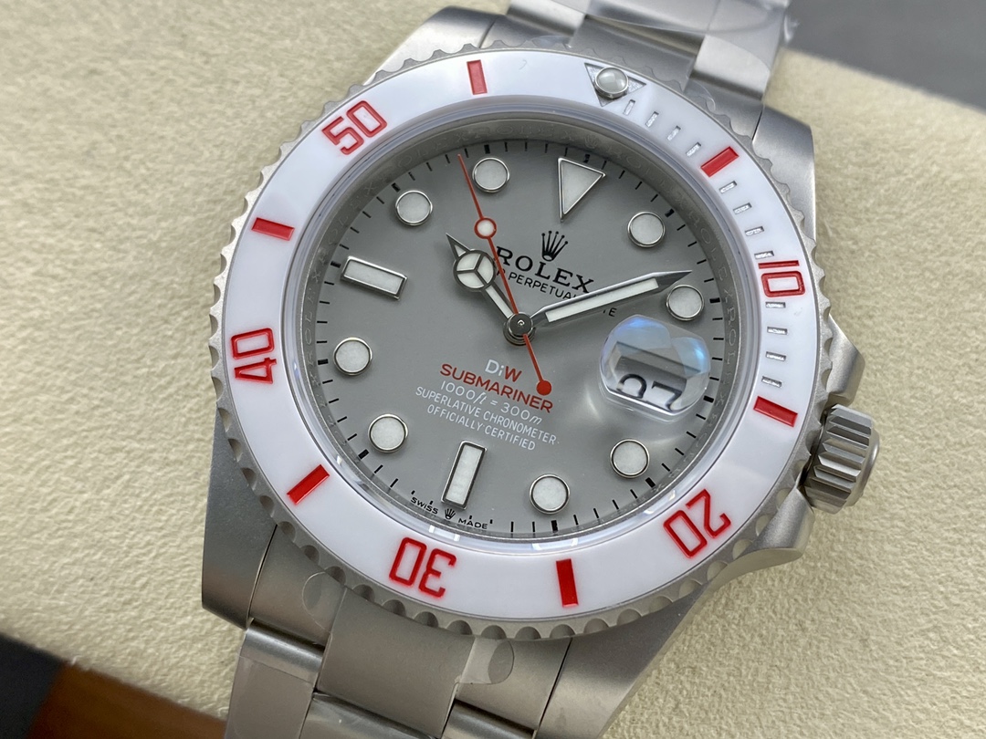 Rolex DIW Submariner Date Sandblasted  116610 Limited Edition Full 904L Grey Dial 40mm