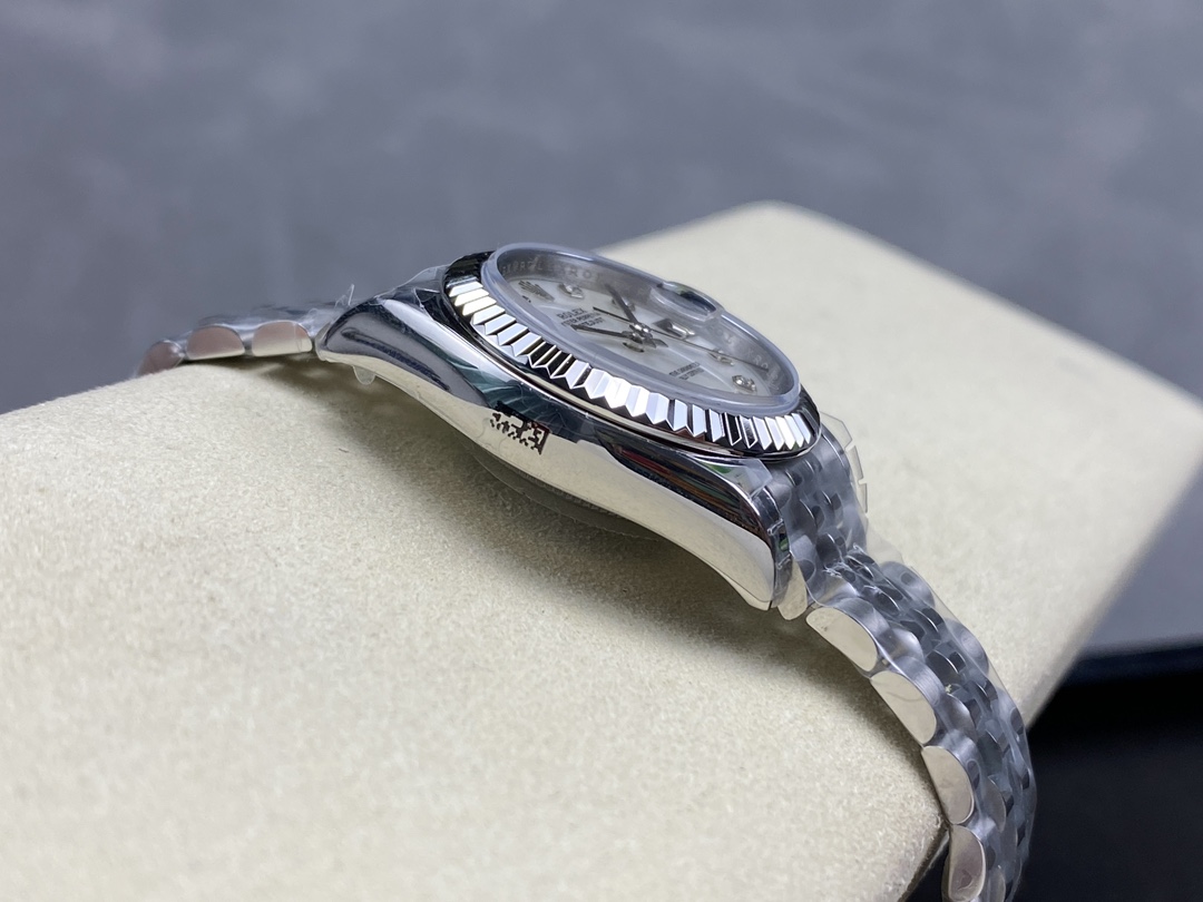 Rolex Datejust 279174 Stainless Steel Mother Of Pearl Diamond Dial 28mm Lady Replica Watch