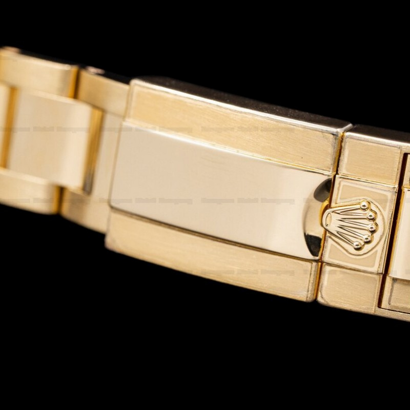 Rolex Daytona 116528 Yellow Gold Champagne Diamond Dial 40mm Mens Replica Watch