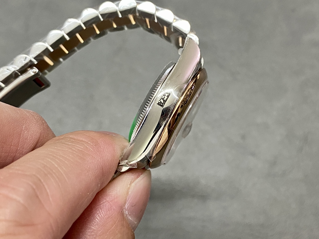 Rolex Datejust 36 Everose Gold Grey Dial Jubilee m126201 0013