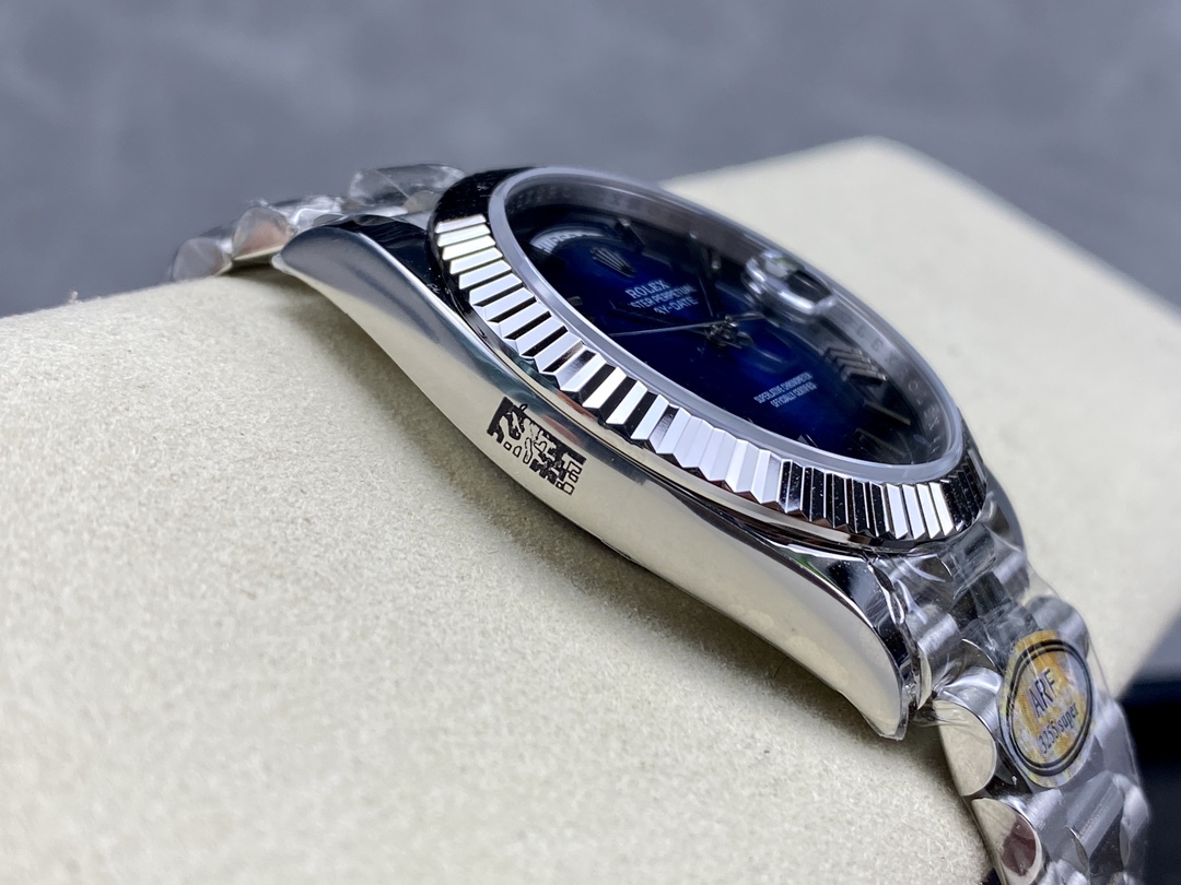Rolex Day Date 40 White Gold Blue Ombre Dial M228236 0024