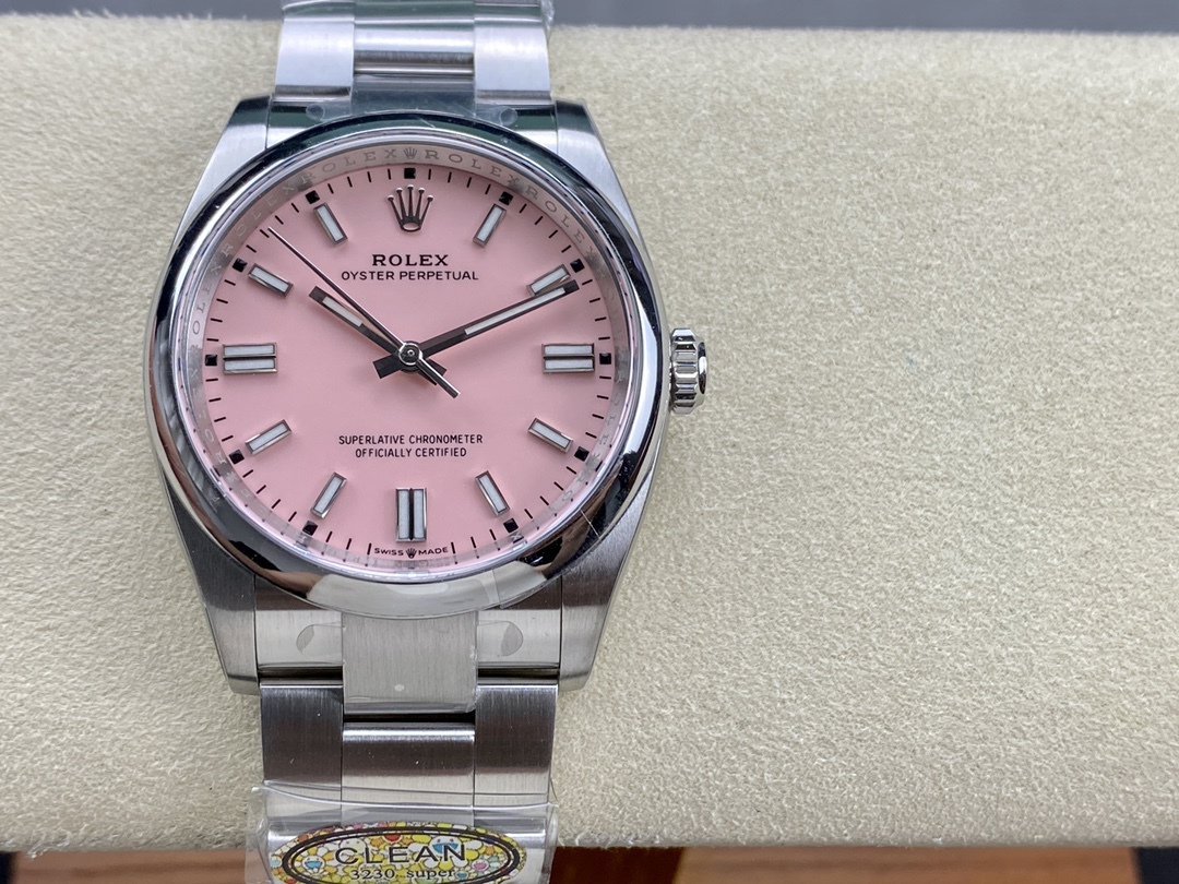 Rolex Oyster Perpetual 36 Oystersteel Pink Dial 126000 0008 Women's Watch