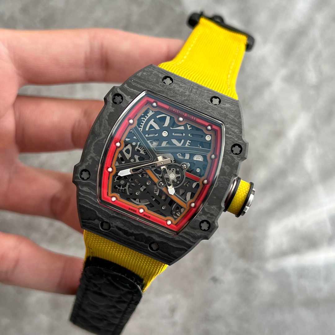 Richard Mille RM 67-02 Automatic Sebastian Ogier Black Yellow