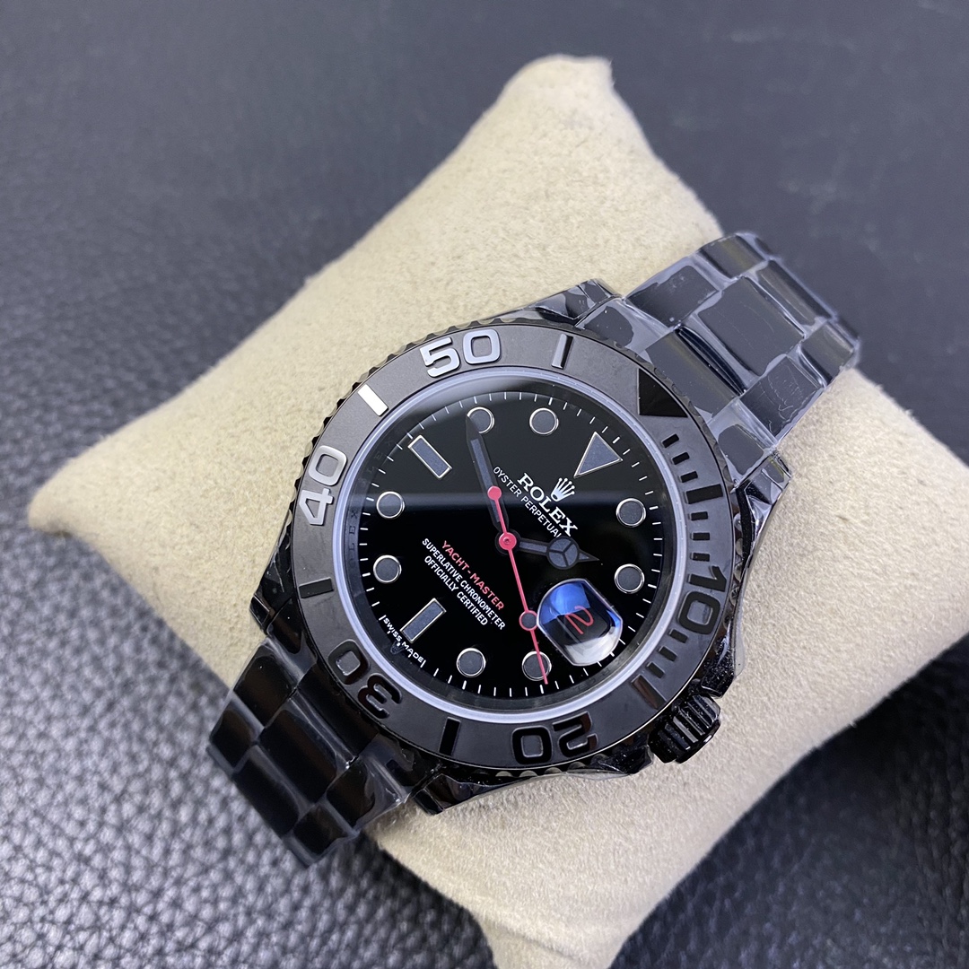 Rolex Yacht Master Triple Red Titan Black 116622 40MM Men's Watch