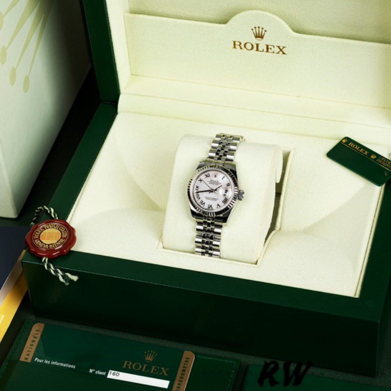 Rolex Datejust 179174 Mother of Pearl Pink Dial Fluted Bezel 26MM Lady Replica Watch