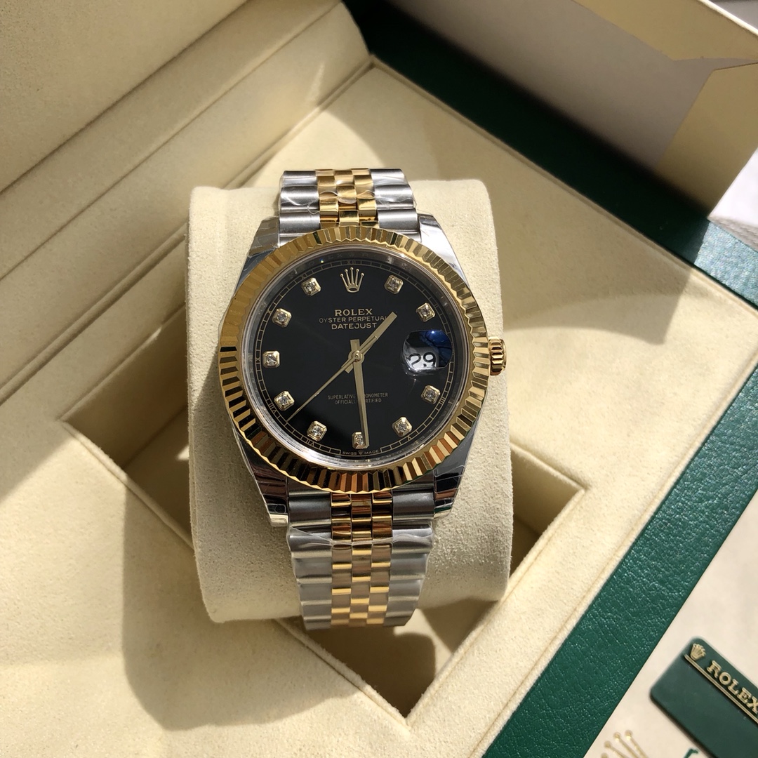 Rolex Datejust 126233 Black Diamond Dial 36MM Unisex Replica Watch