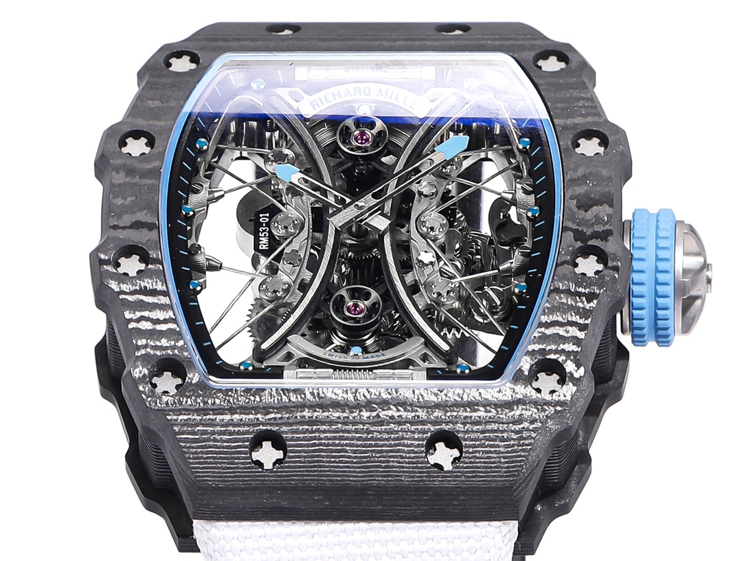 Richard Mille RM 53-01 Tourbillon Pablo Mac Donough White Fabric Strap