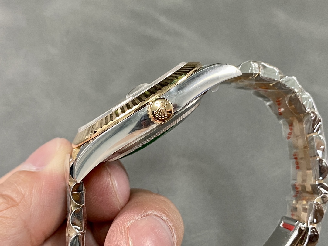 Rolex Datejust 41 Everose Gold Oystersteel Grey Dial m126331 0016