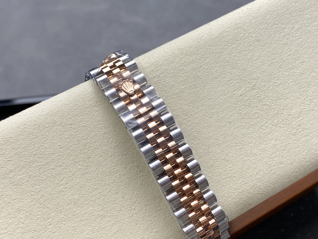 Rolex Datejust 31 Aubergine Pave Roman Dial M278271 0020 Women's Watch