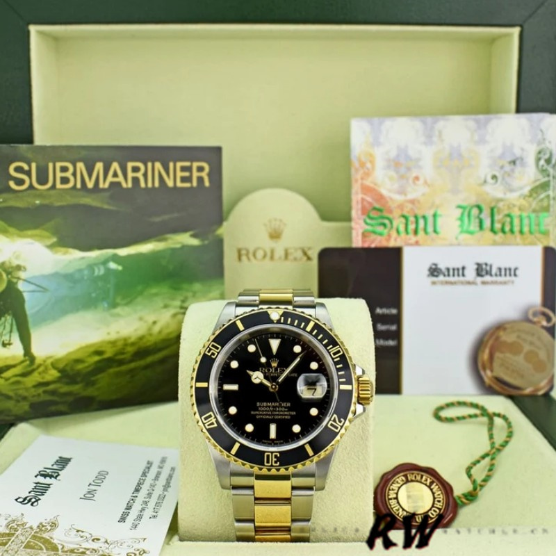 Rolex Submariner Date 116613 Stainless Steel Case Black Dial 40mm Mens Replica Watch