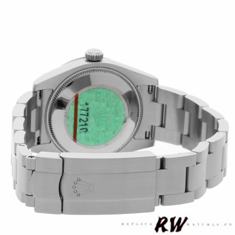 Rolex Oyster Perpetual 177210 Stainless Steel White Roman Dial 31mm Lady Replica Watch