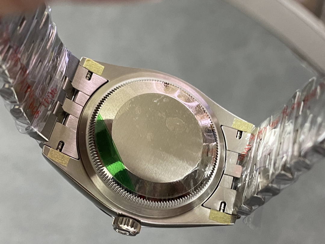 Rolex Datejust 126234 Olive Green Palm Motif Dial 36MM Unisex Replica Watch