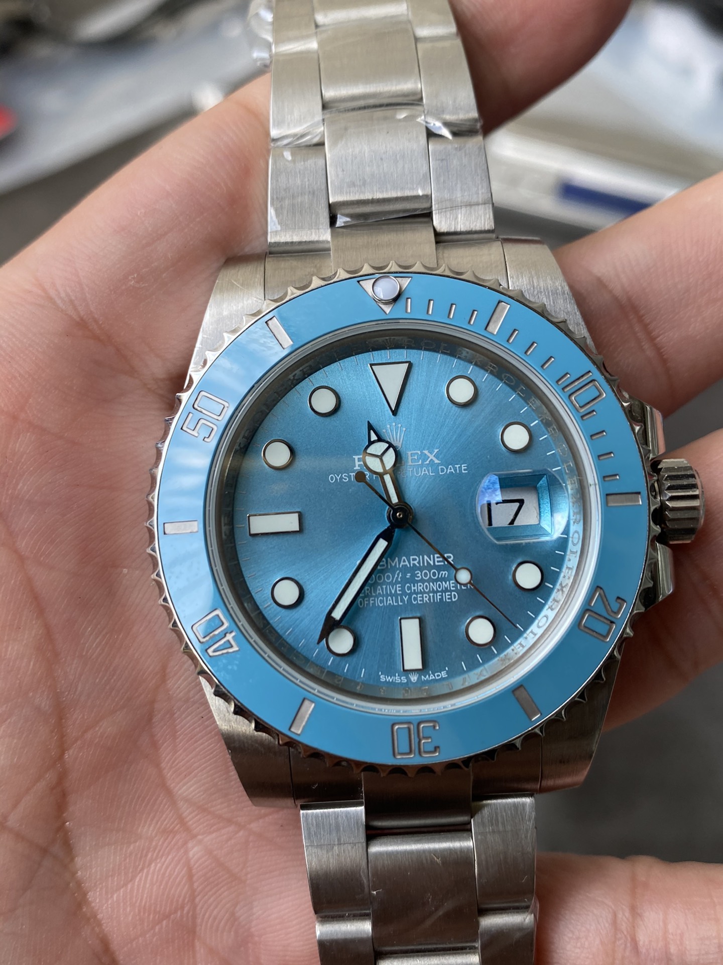 Rolex Submariner Date 41 Turquoise Blaken Goldsmith & Complications