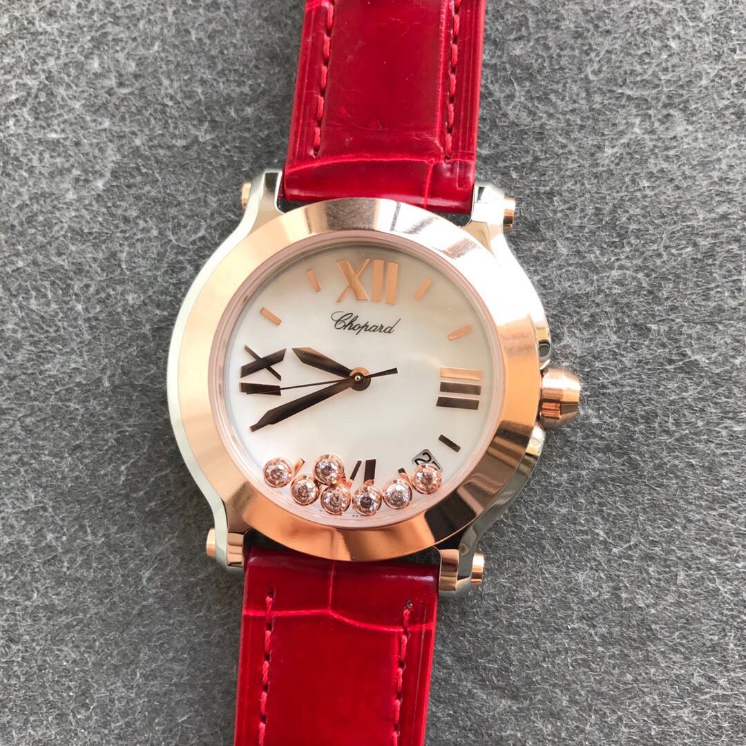 Chopard Happy Sport White Diamond Dial 278475-3001