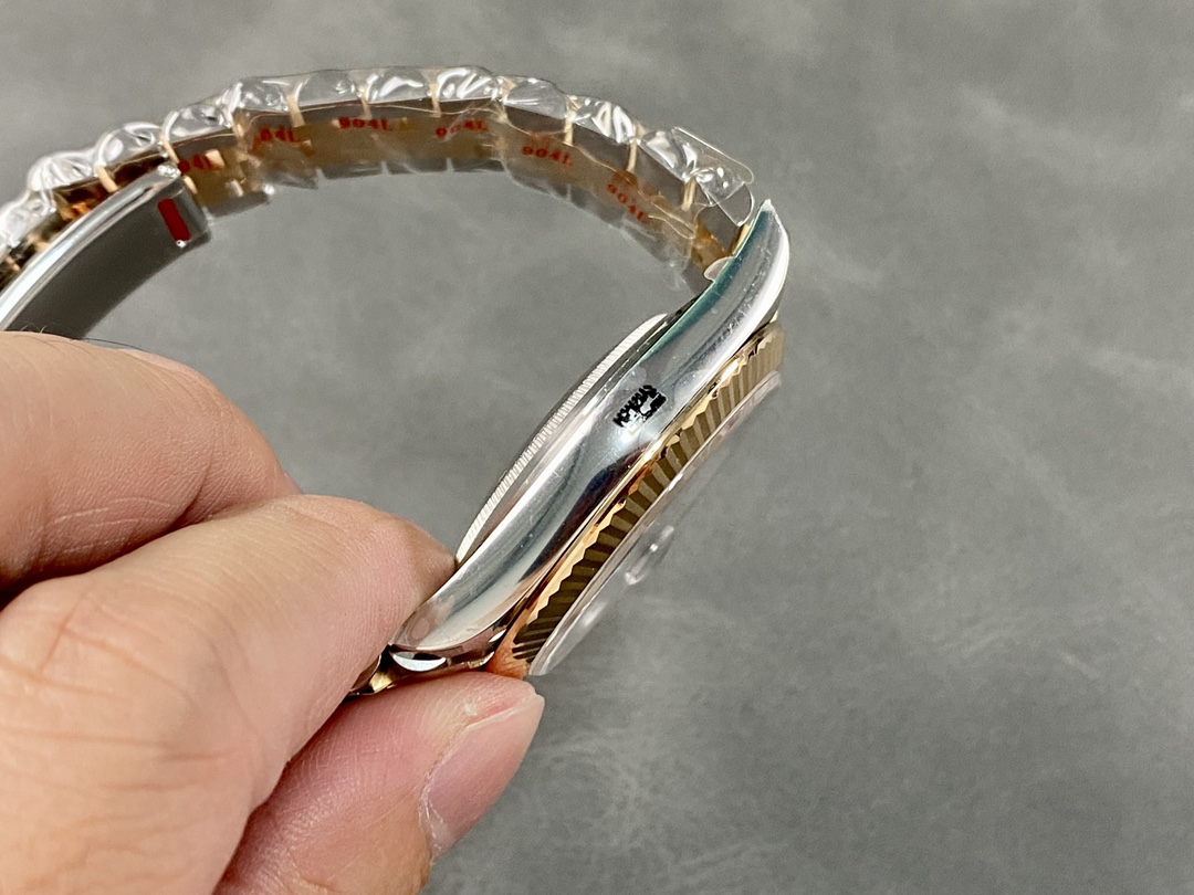 Rolex Datejust 41 Everose Gold Oystersteel Grey Dial m126331 0016