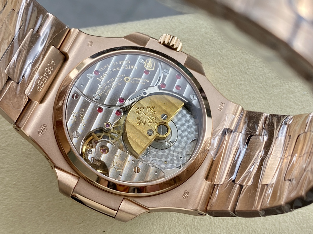 Patek Philippe Nautilus Moon Phase Rose Gold Black Dial 5712 1R 001 40MM