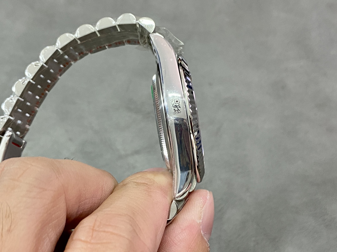 Rolex Datejust Middle Eastern Digital Pink Dial Fluted Bezel M126234