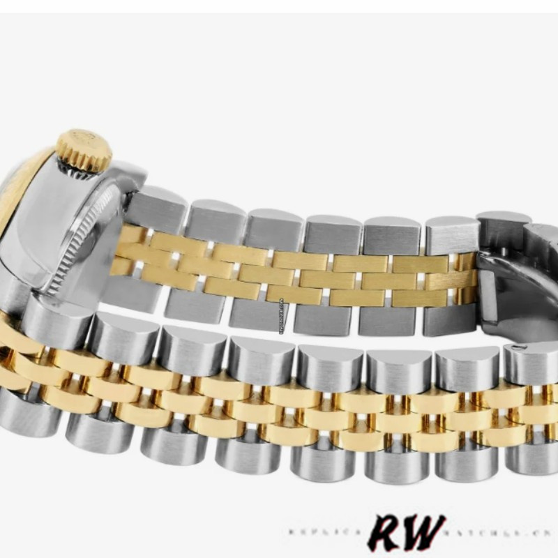 Rolex Datejust 179173 Jubilee Champagne Diamond Dial Fluted Bezel 26MM Lady Replica Watch