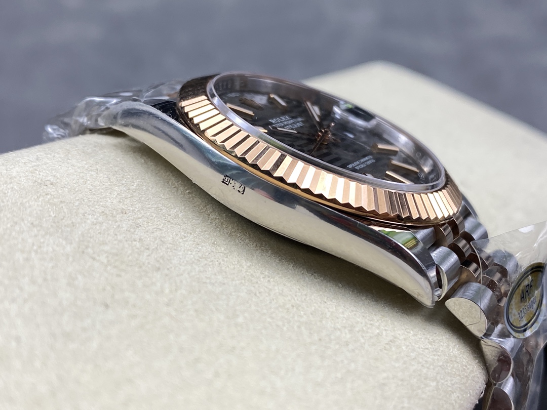 Rolex Datejust Grey Fluted Motif Dial m126331 0020 Mens Watch