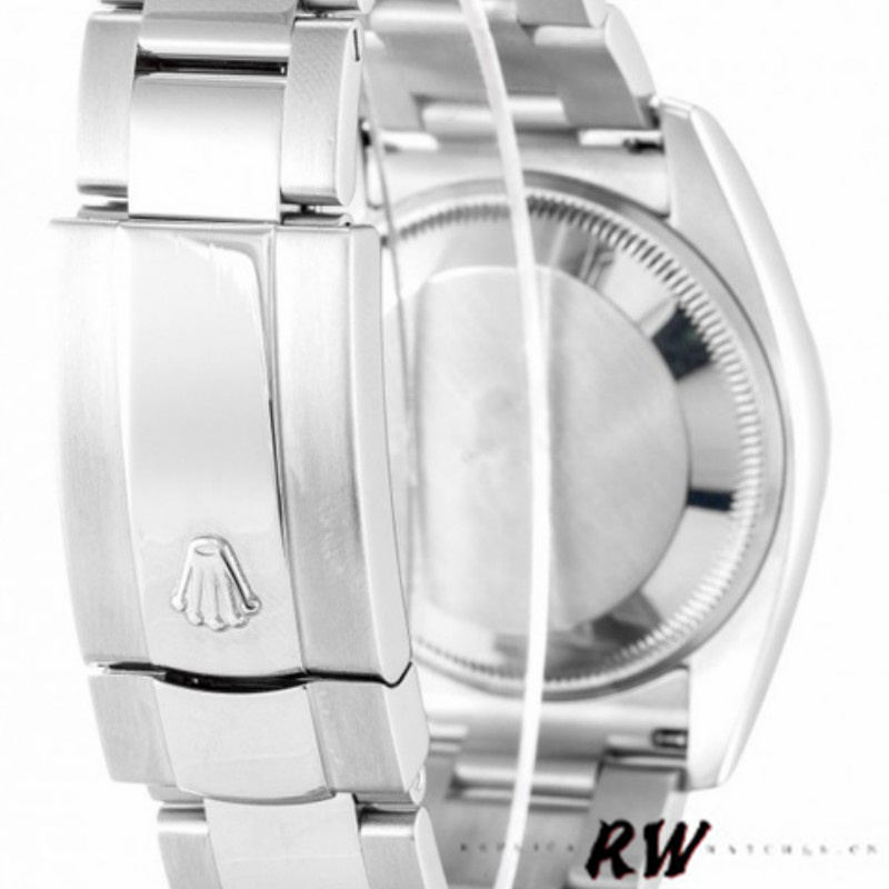 Rolex Oyster Perpetual Date 115210 White Roman Numeral Dial Unisex Replica Watch
