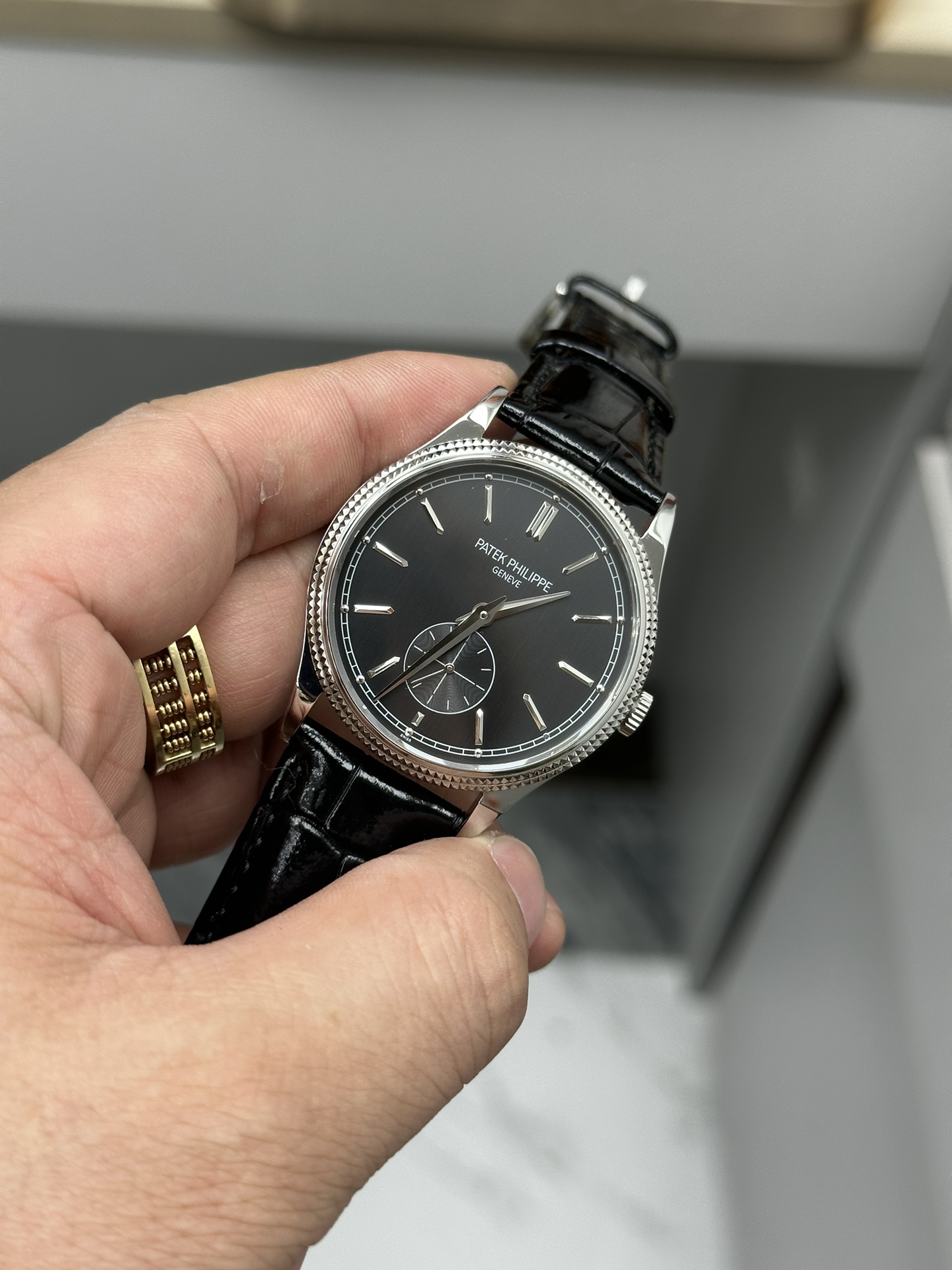 Patek Philippe Calatrava White Gold 6119G 001 Replica Watch