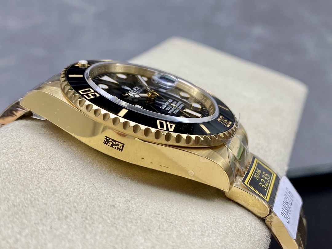 Rolex Submariner 126618LN Yellow Gold Black Dial 41mm Mens Replica Watch