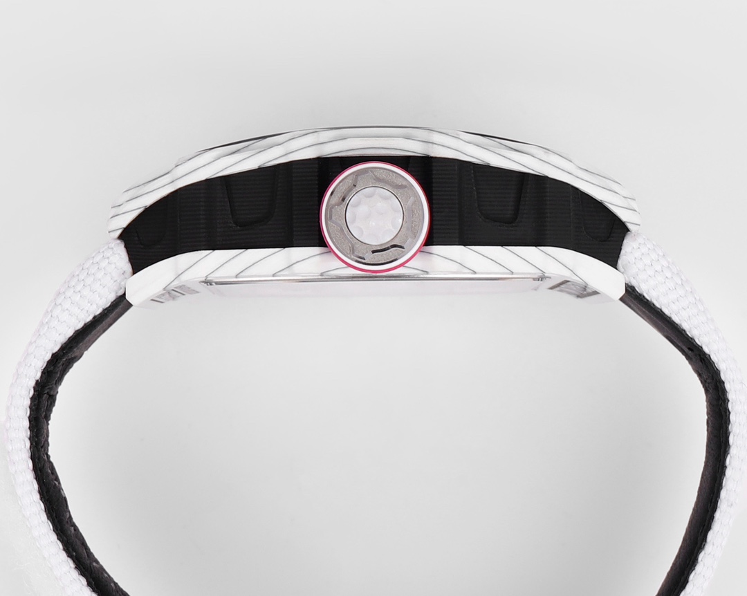 Richard Mille RM 38 02 Bubba Watson Tourbillon White Case Rubber & Fabric Strap