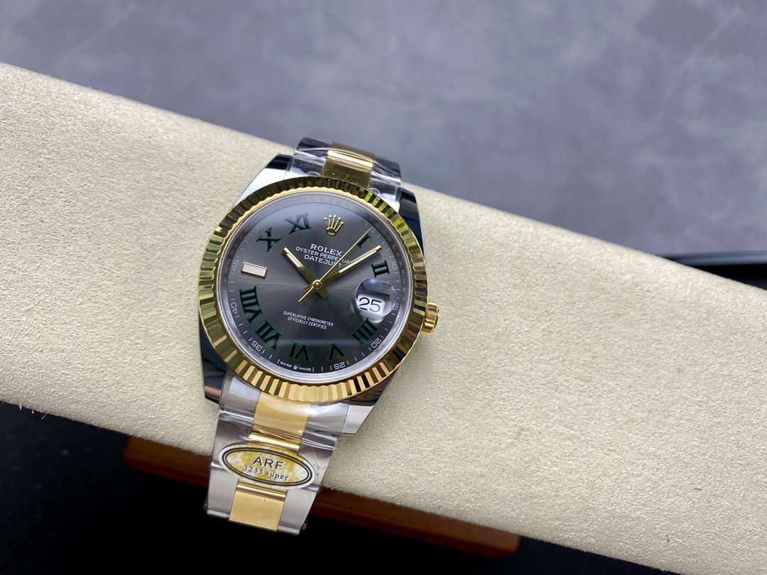 Rolex Datejust Grey Two Tone M126333 0019 41mm Mens