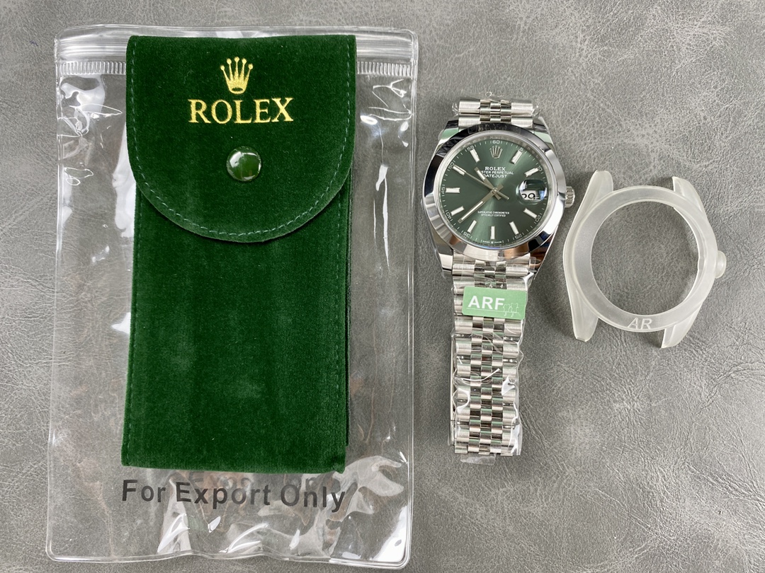 Rolex DateJust 41mm m126300 0020 Oystersteel Jubilee Mint Green Dial