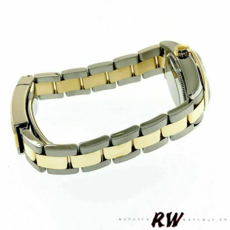 Rolex Datejust 179163 White Diamond Dial Domed Dezel 26MM Lady Replica Watch