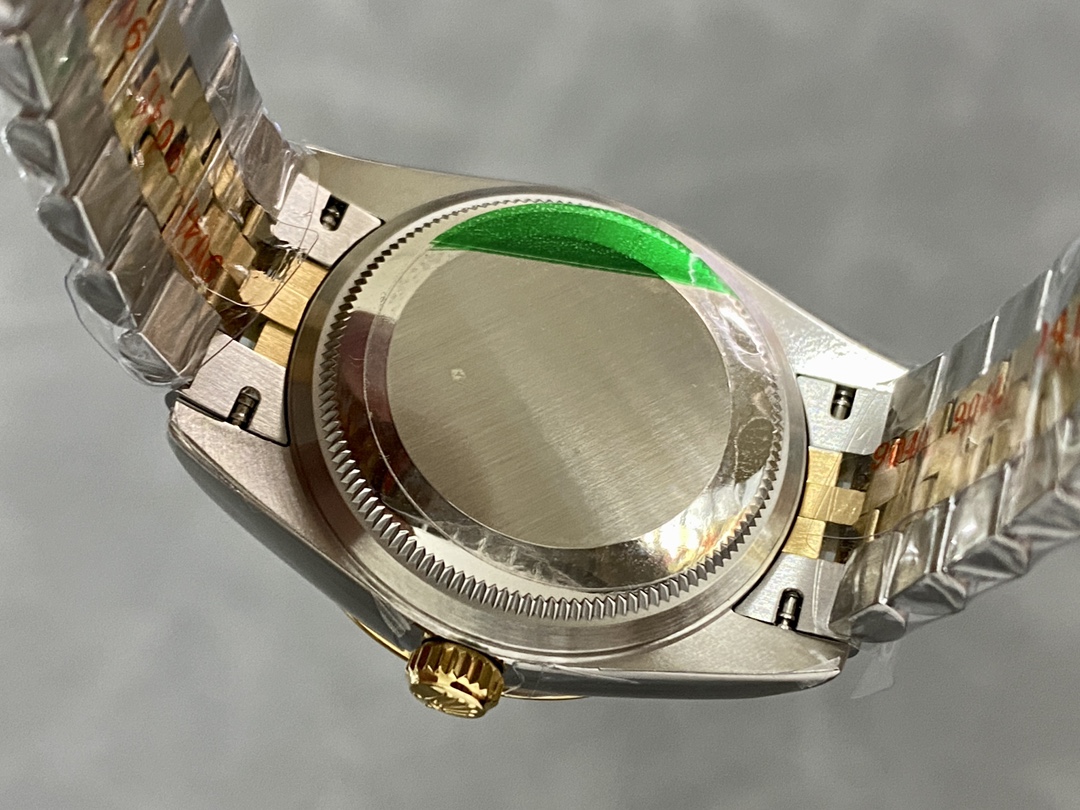 Rolex Datejust 31 Stainless Steel and Yellow Gold Silver Pave Roman Dial m278273 0004 Women's Watch