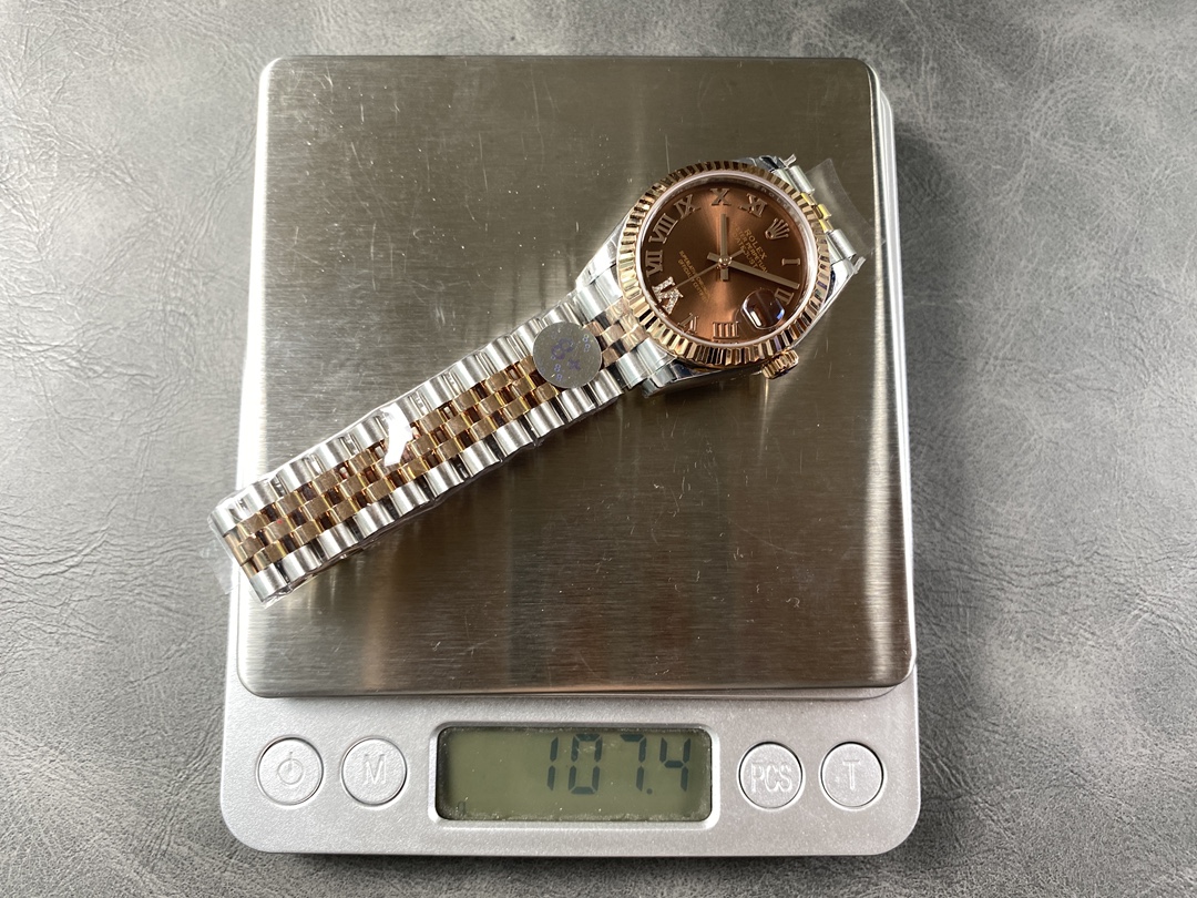 Rolex Datejust 31mm Rose Gold 278271 0004 Chocolate Roman VI Jubilee