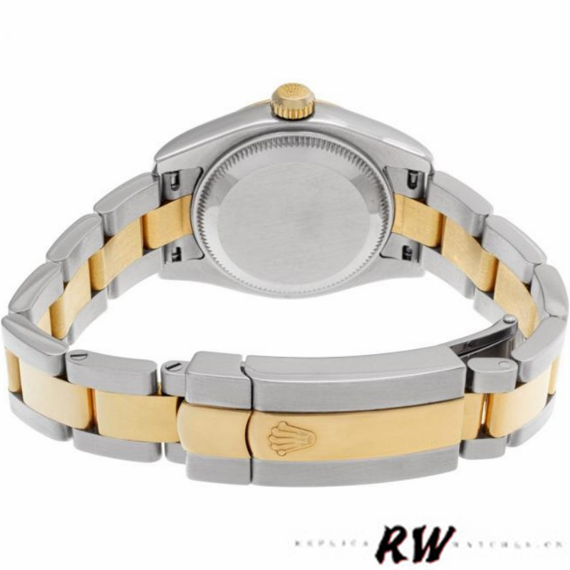 Rolex Datejust 179163 Silver Jubilee Dial Domed Dezel 26MM Lady Replica Watch