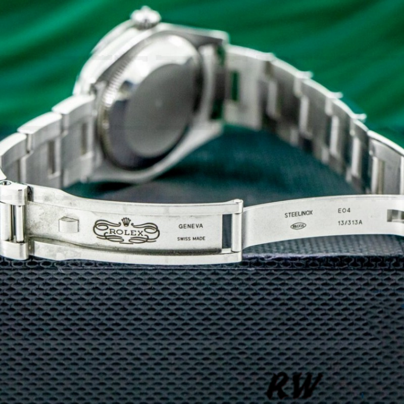 Rolex Oyster Perpetual 177210 Silver Dial Pink Hour Markers 31mm Lady Replica Watch