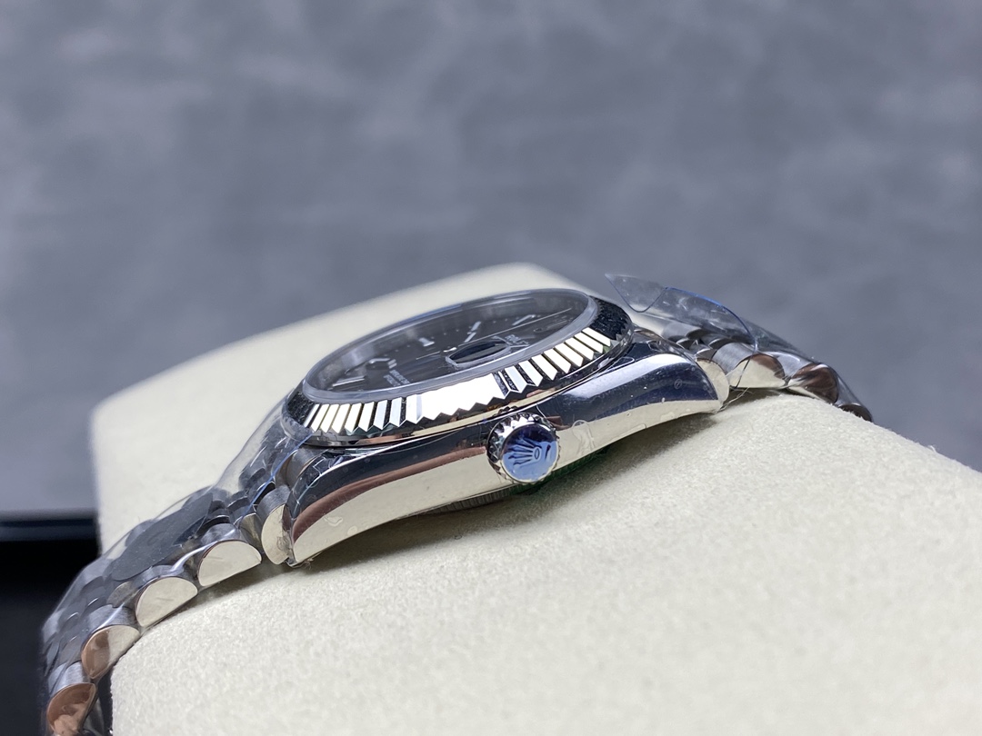 Rolex Datejust 31 White Gold & Steel Dark Grey Dial 278274 0016 Women's Watch