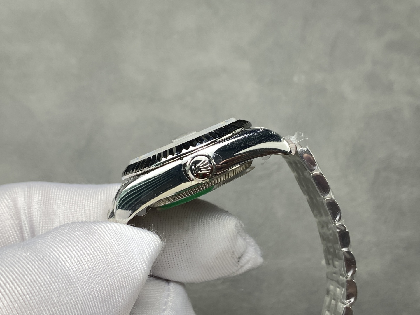 Rolex Datejust 28 Automatic Silver Dial White Gold and Steel M279174 0005 Women's Watch