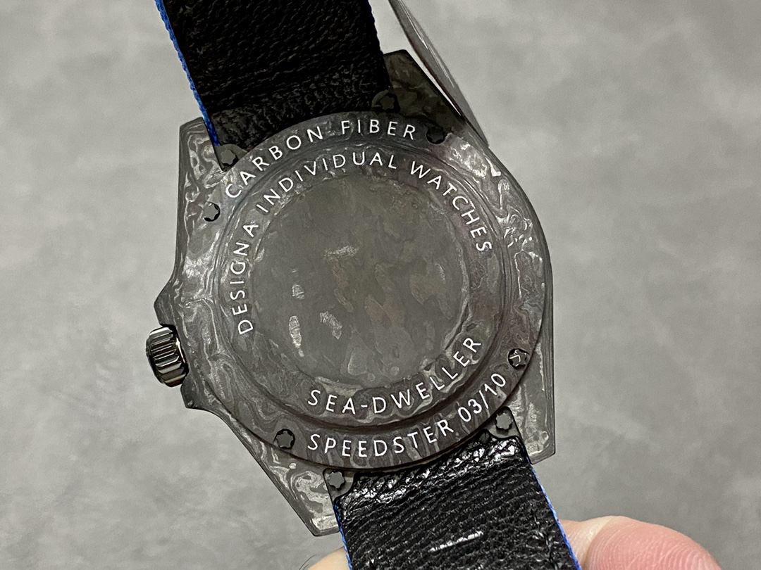 Rolex Sea Dweller Customized DiW Carbon Fiber Ocean Blue Dial