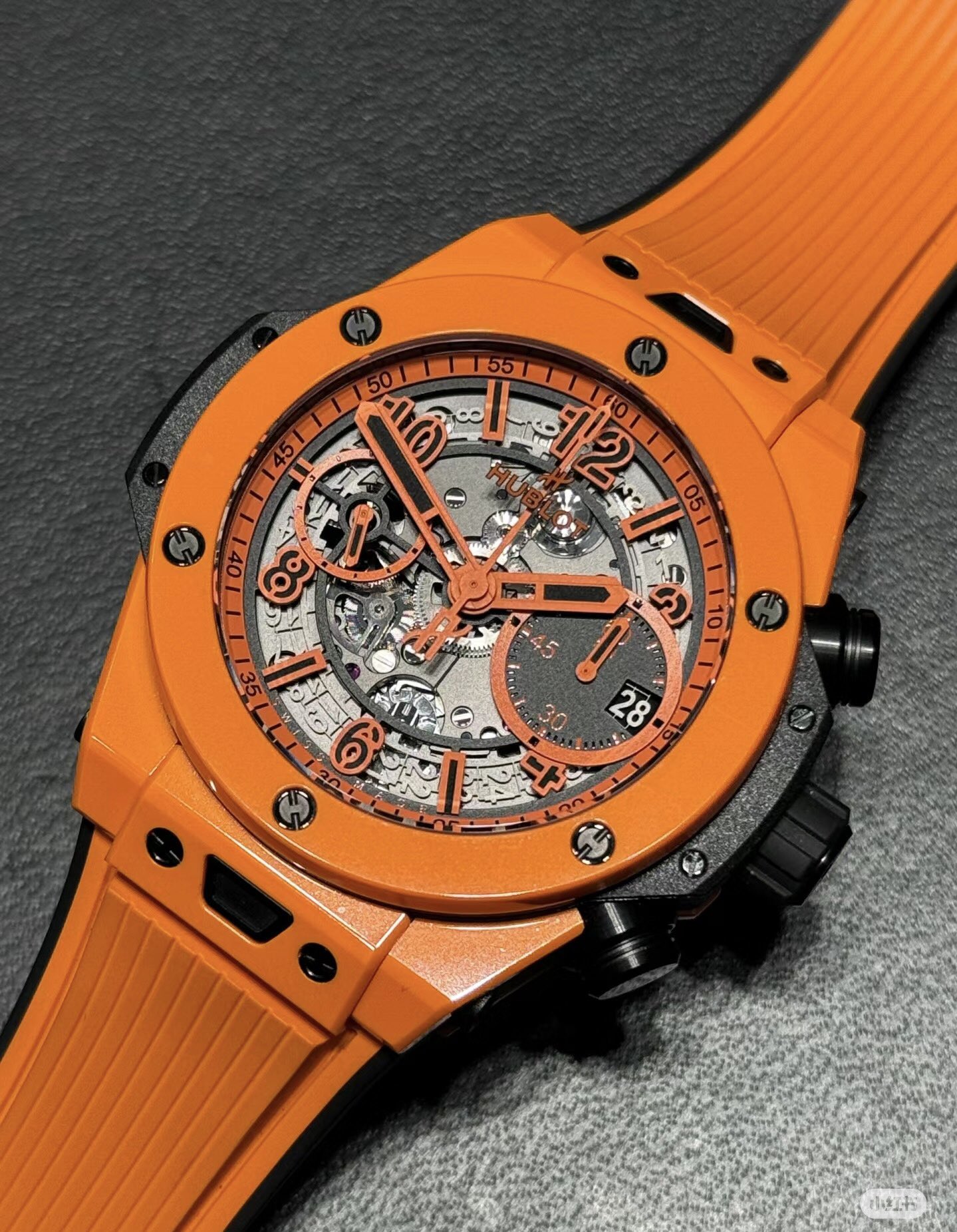 Hublot Big Bang Unico Orange Ceramic 42mm 441.CU.5910.RX