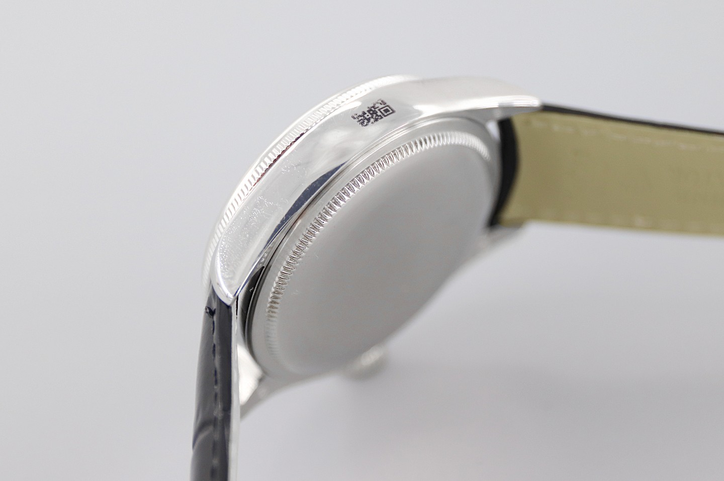 Rolex Cellini Date 50519 Blue Dial Blue Leather Strap 39MM Mens Replica Watch