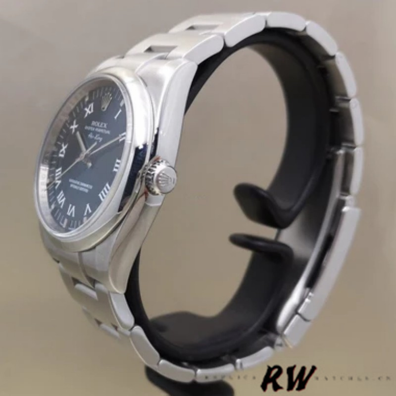 Rolex Oyster Perpetual Air-King 114200 Blue Dial 34mm Unisex Replica Watch