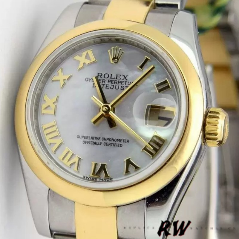 Rolex Datejust 179163 Mother of Pearl Roman Dial 26MM Lady Replica Watch