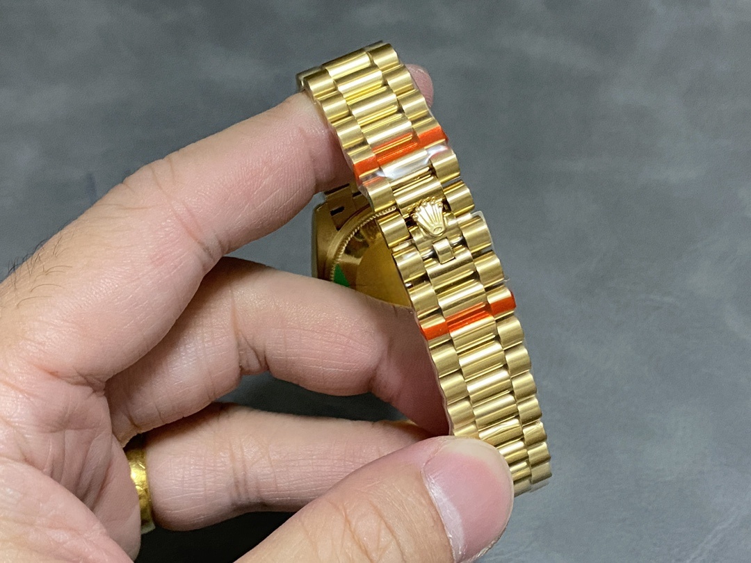 Rolex Datejust 31 Yellow Gold Mother-of-Pearl Diamond Dial Diamond Bezel m278288rbr 0006