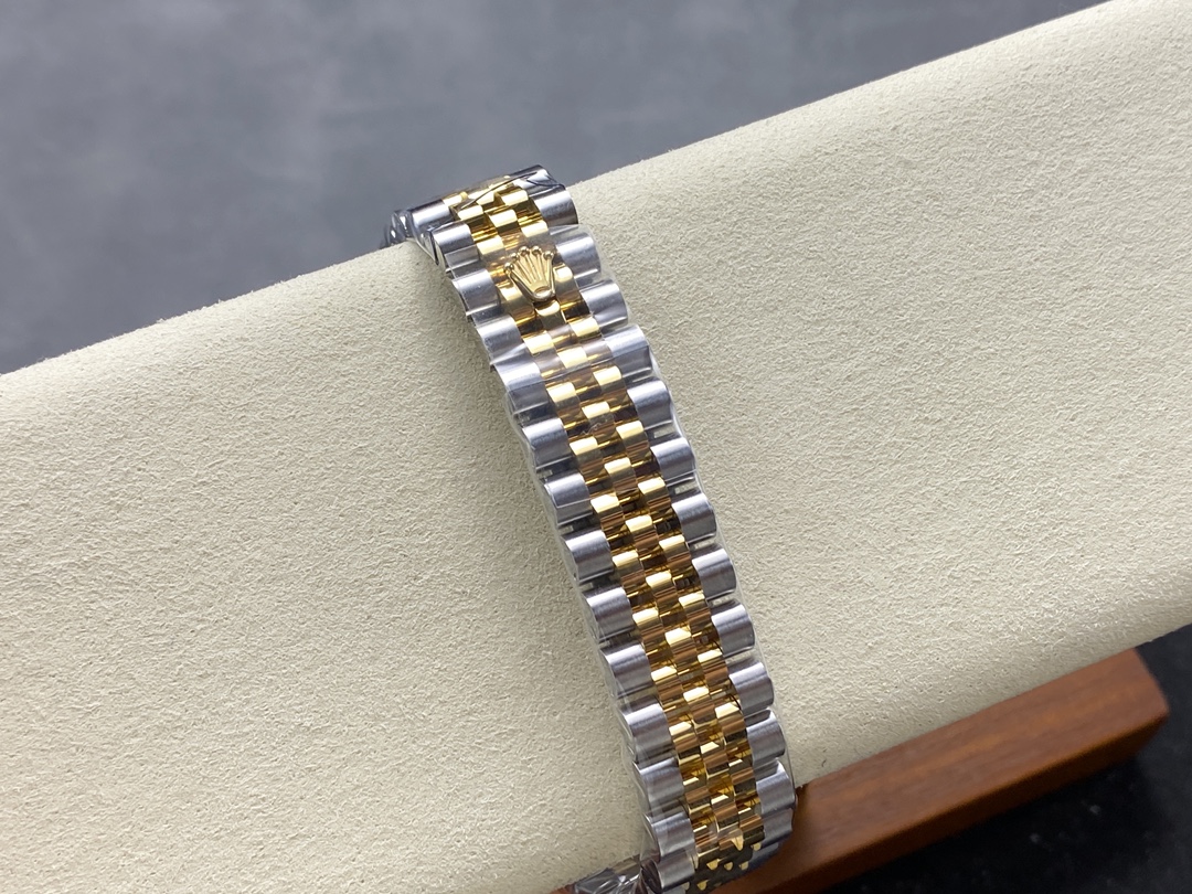 Rolex Datejust 31mm Stainless Steel and Yellow Gold 278383RBR 0026 Champagne Diamond Jubilee