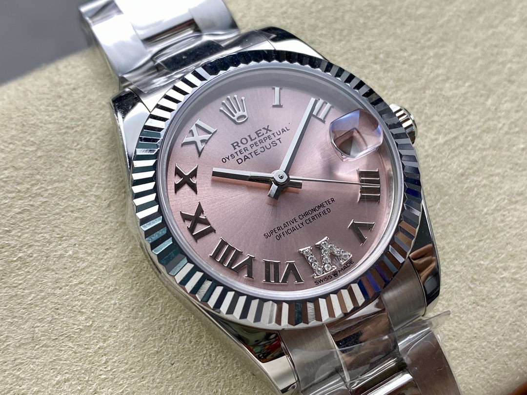 Rolex Datejust 31 Fluted Bezel Oyster Bracelet 278274 0023 Women's Watch