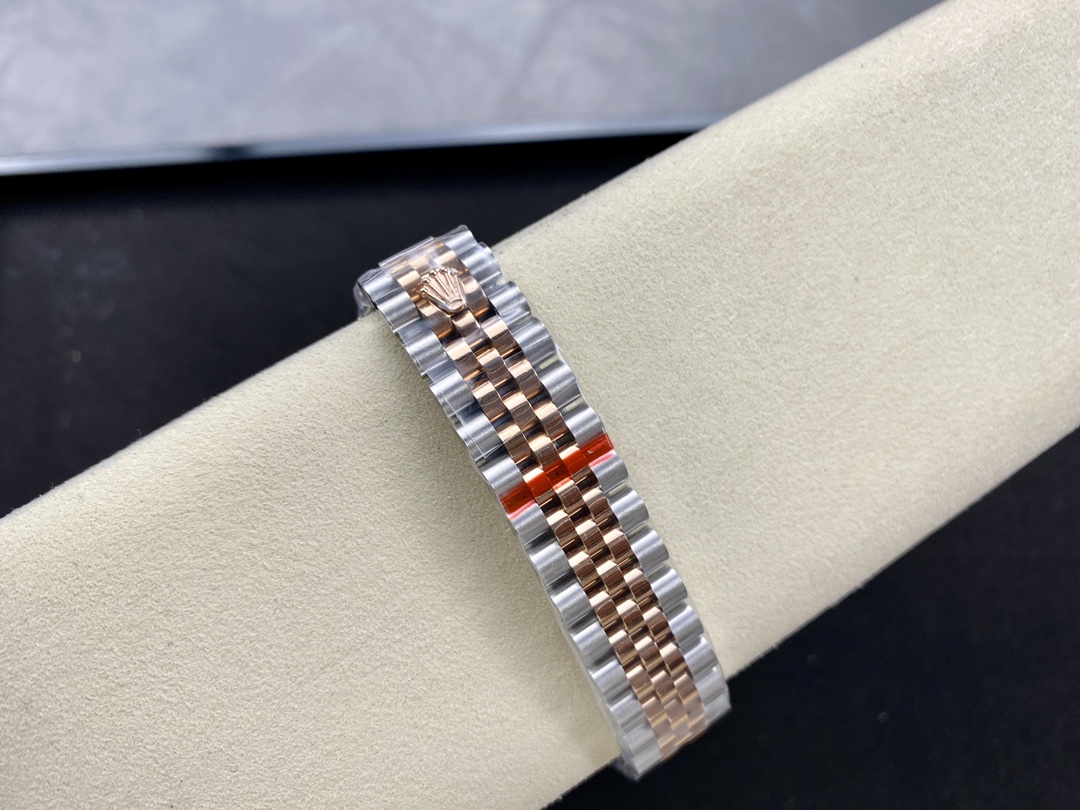 Rolex Datejust 31mm Stainless Steel and Rose Gold m278241 0030 Rhodium Roman VI Jubilee