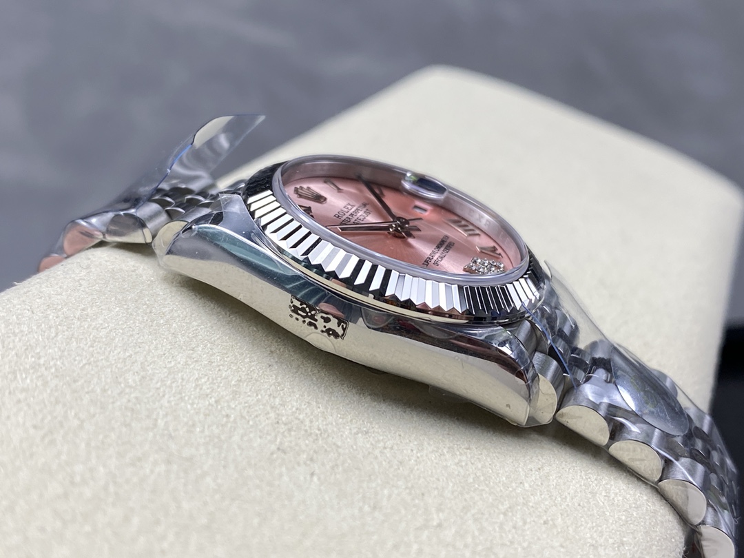 Rolex Datejust 31 Pink Dial Diamond VI 278274 0024 Women's Watch