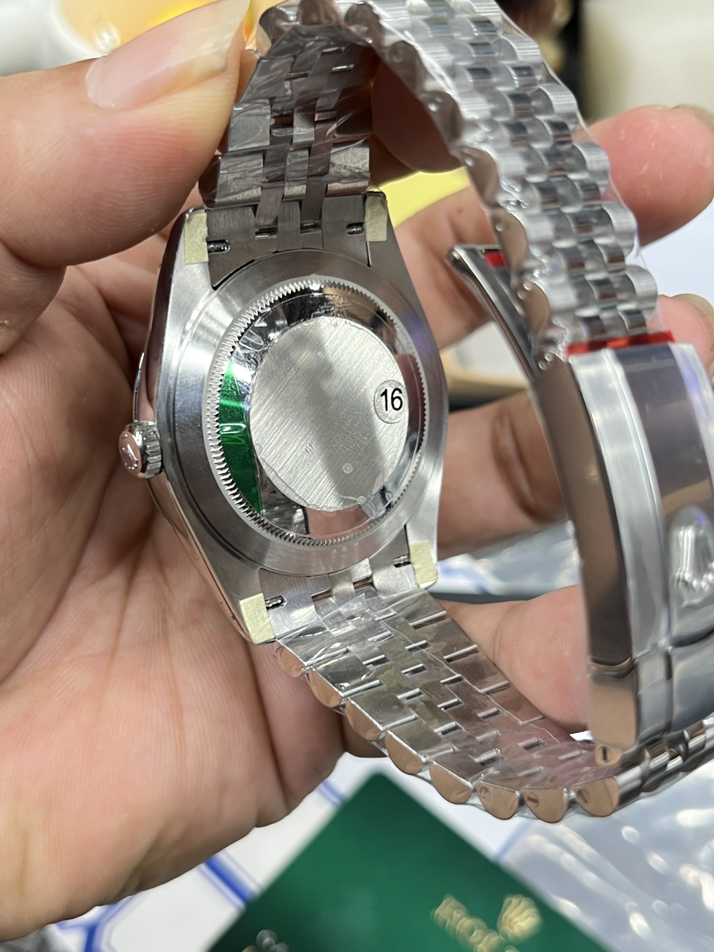 Rolex Datejust 41 Mint Green Dial with Smooth Bezel 126300 Men's Watch