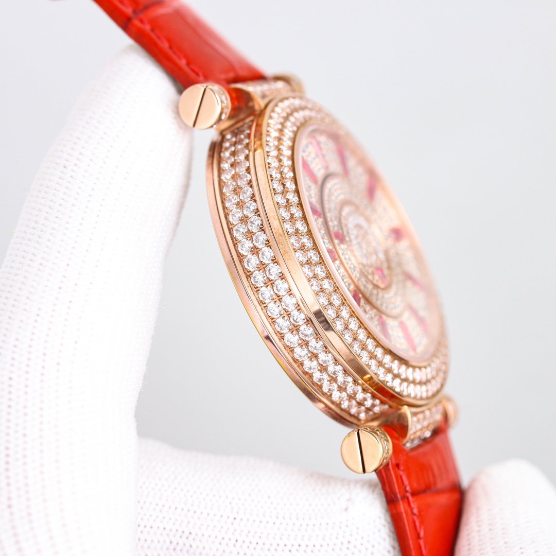 Franck Muller Double Mystery Ruby Diamond DM 42 D 2R CD Master of Complications Rose Gold
