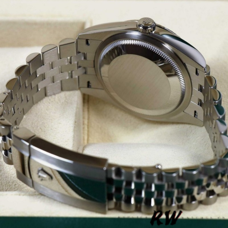 Rolex Datejust 126234 Olive Green Palm Motif Dial 36MM Unisex Replica Watch