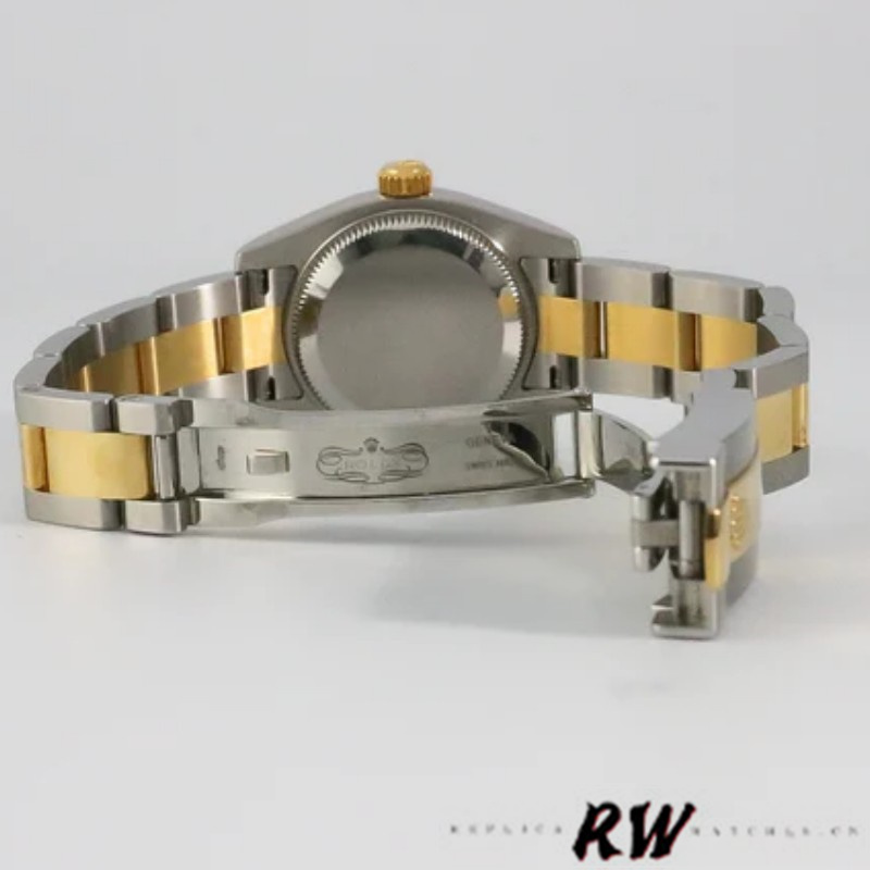 Rolex Datejust 179163 Sunbeam Gray Dial Domed Dezel 26MM Lady Replica Watch